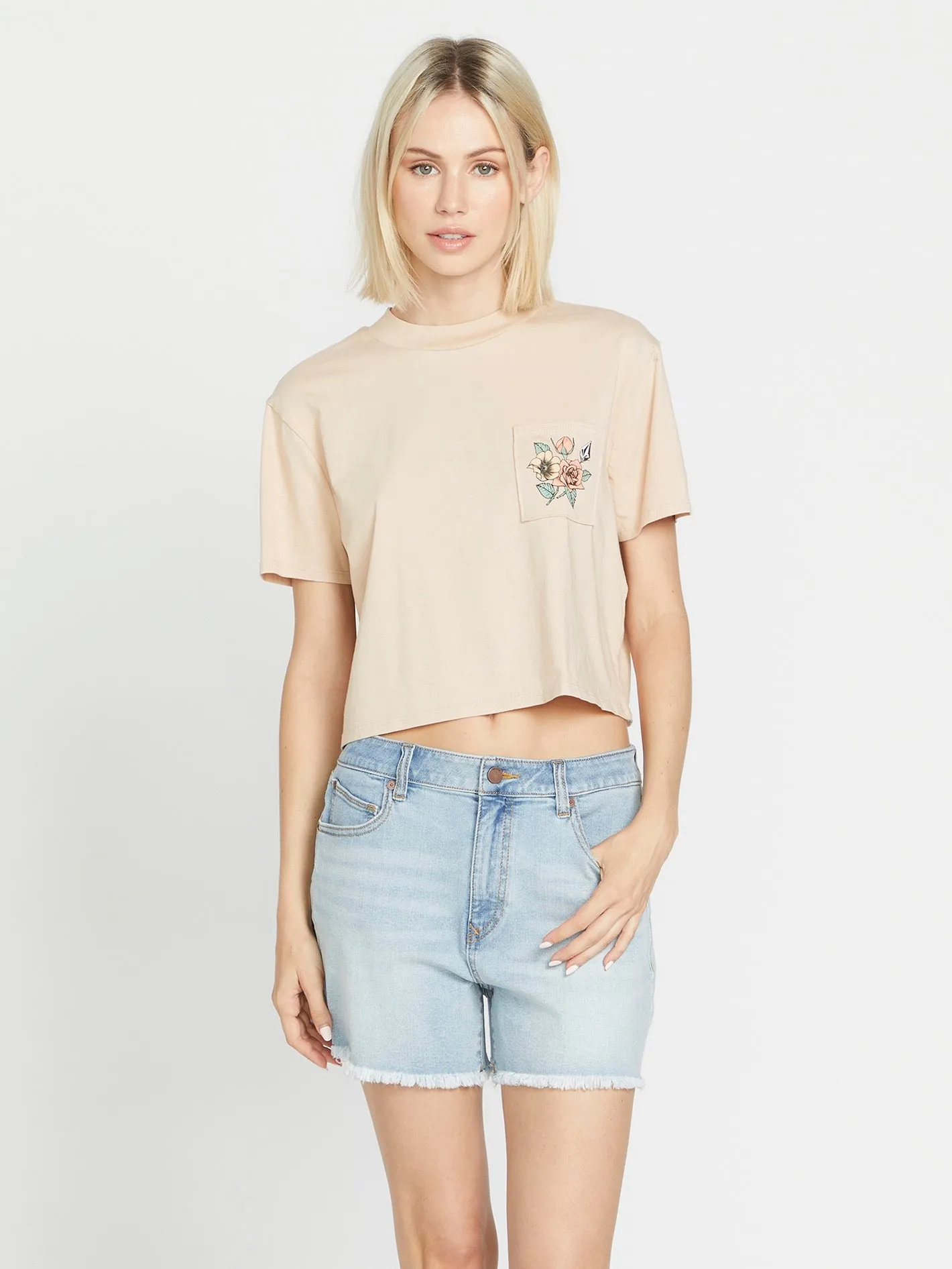 Pocket Dial Tee - Dusty Rose sold by Volcom product image thumbnail 3