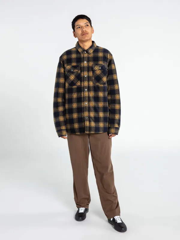 Bowered Fleece Long Sleeve Jacket - Dark Khaki made by Volcom