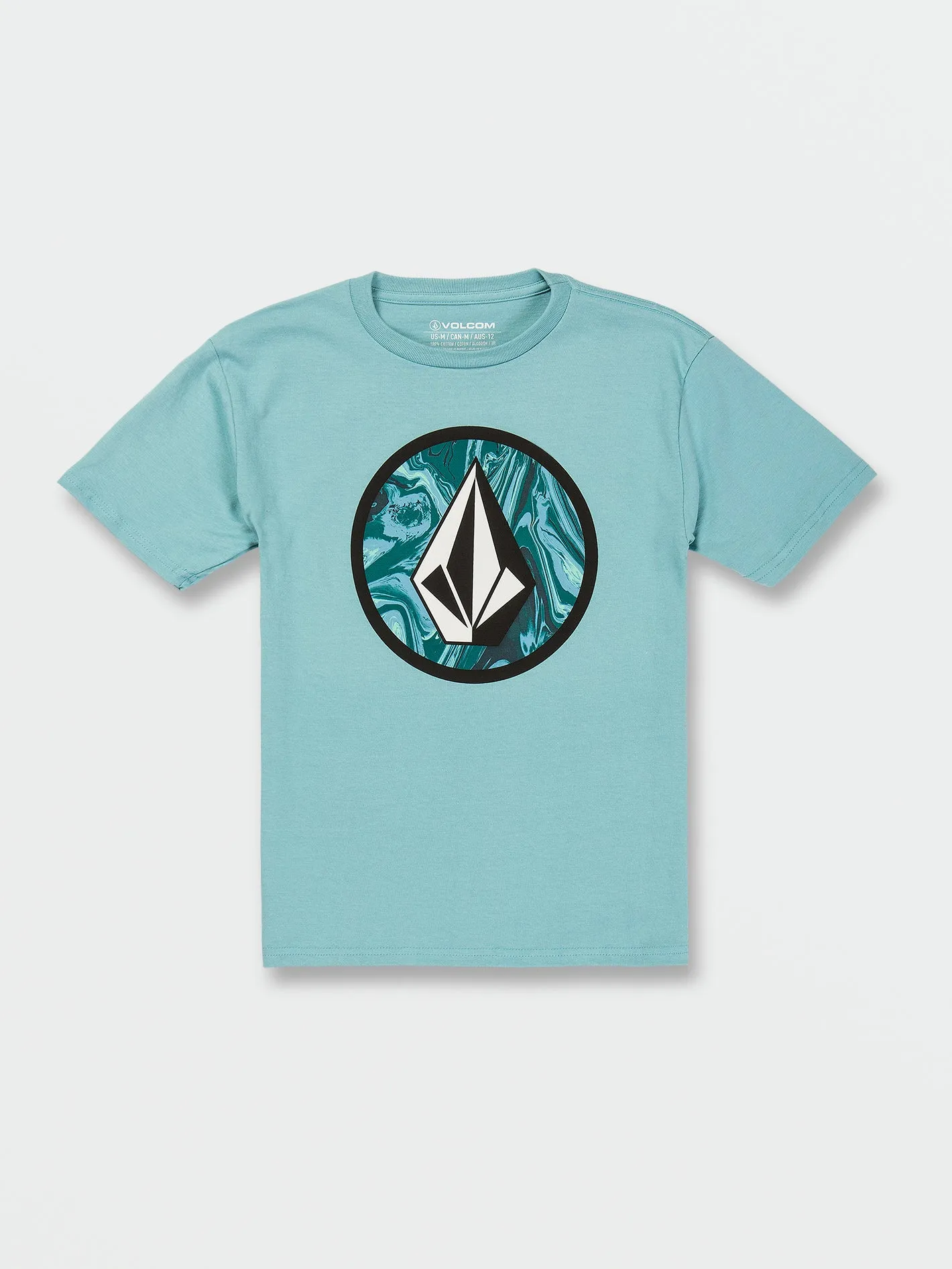 Little Boys Circle Stone Short Sleeve Tee - Cali Blue Heather sold by Volcom