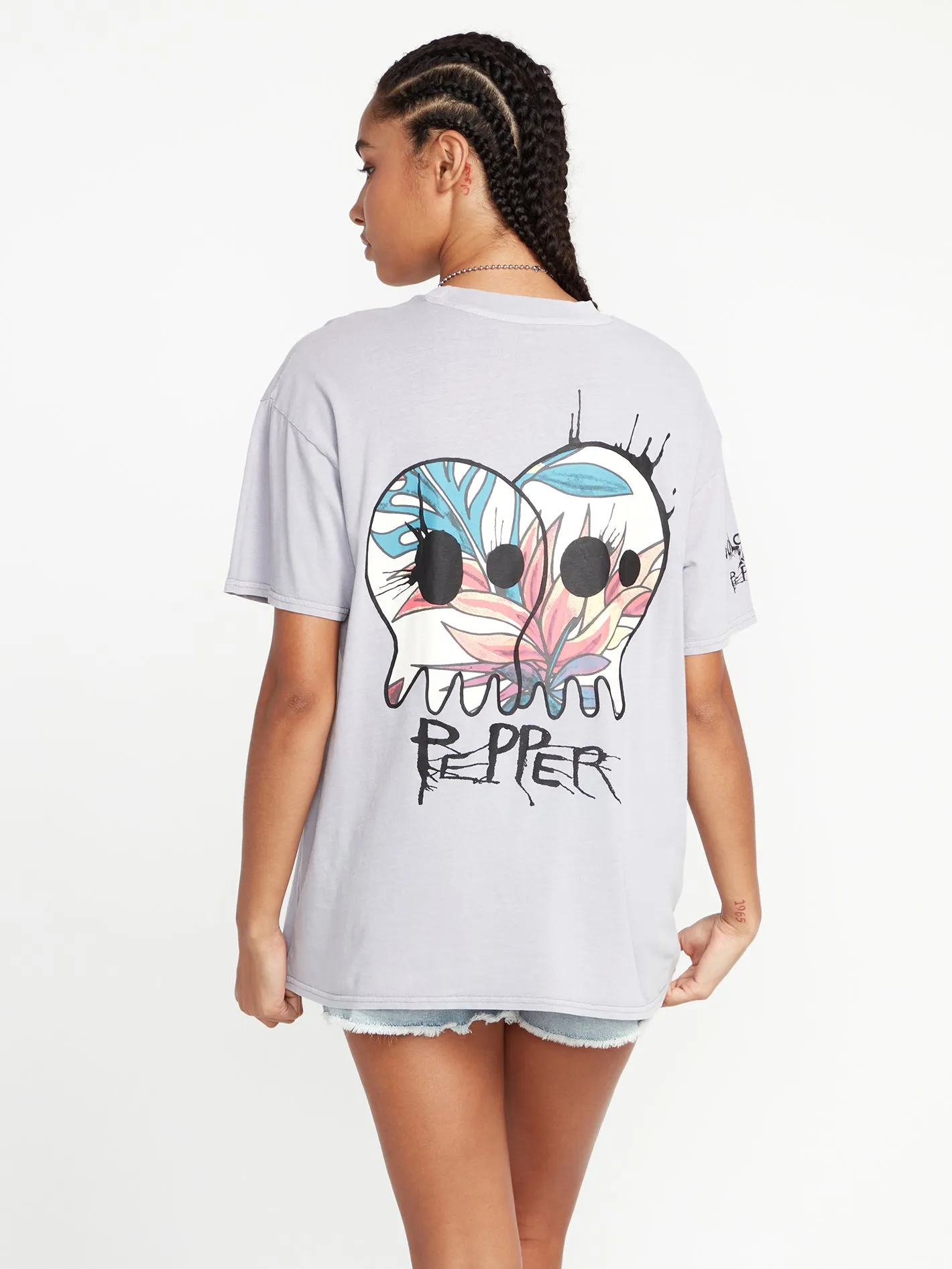 Volcom Entertainment Pepper Short Sleeve Tee - Moonbeam sold by Volcom product image thumbnail 4