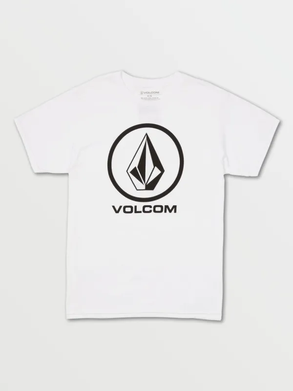 Circle Short Sleeve Tee - White sold by Volcom