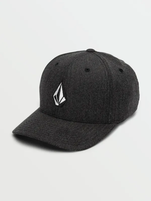 Full Stone Heather Xfit Hat - Charcoal Heather sold by Volcom