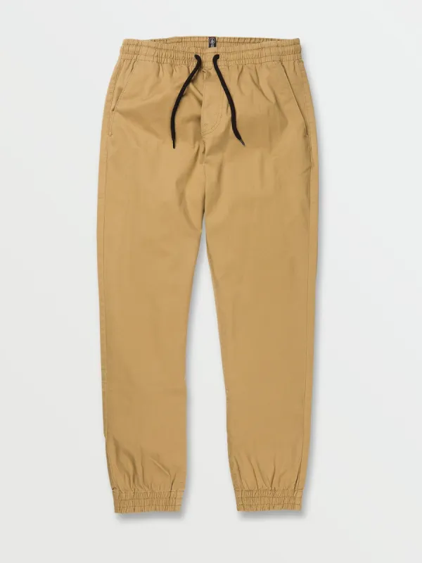Cleaver Joggers - Dark Khaki sold by Volcom