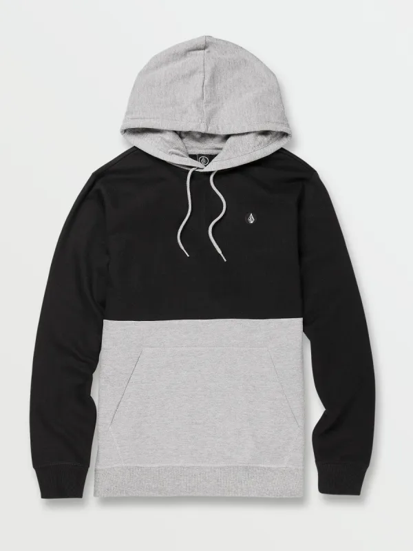 Contrast Pullover Fleece Hoodie - Black sold by Volcom