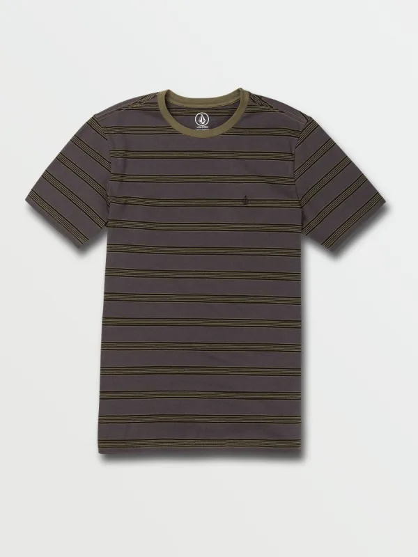 Parables Stripes Crew Tee - Military sold by Volcom