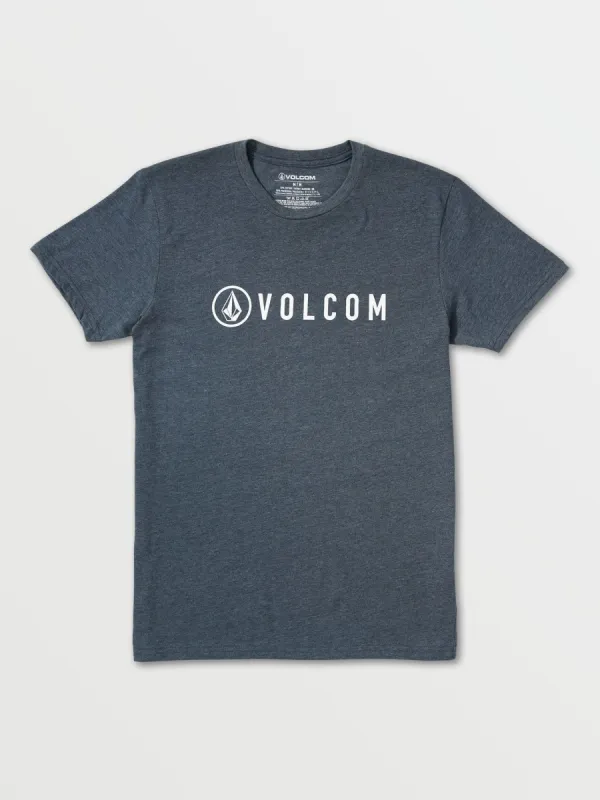 Header Short Sleeve Tee - Navy Heather sold by Volcom
