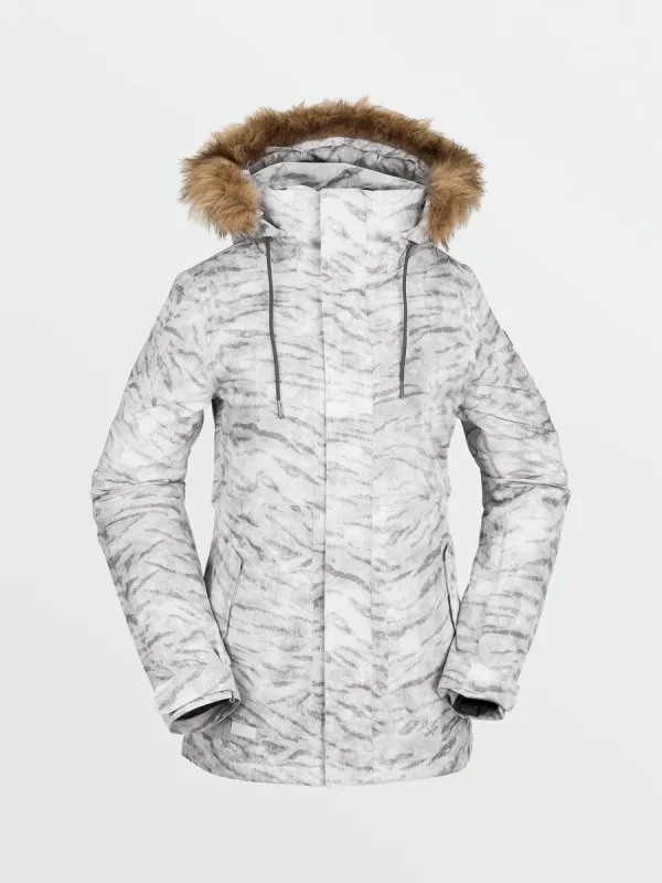 Womens Fawn Insulated Jacket - White Tiger (2022) sold by Volcom
