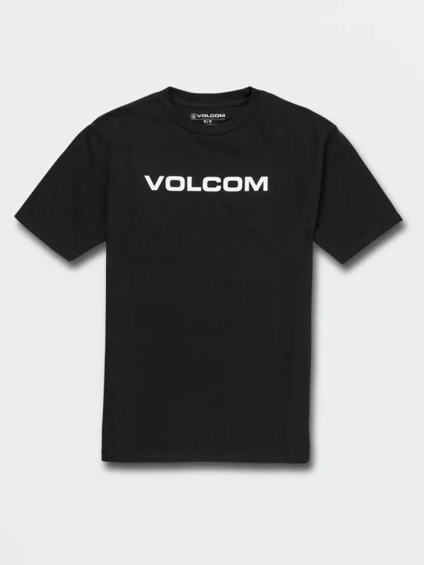 Big Boys Euro Short Sleeve Tee - Black sold by Volcom