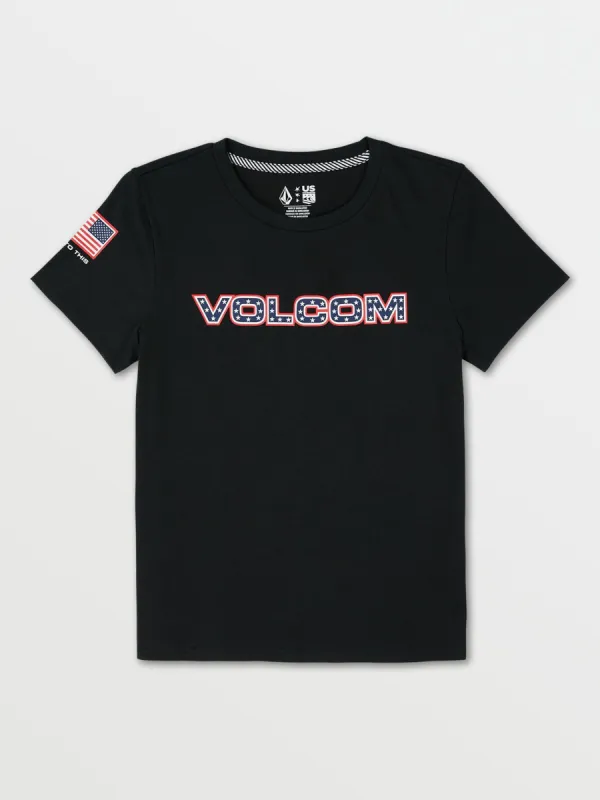 USST Short Sleeve Tee - Black (2022) sold by Volcom