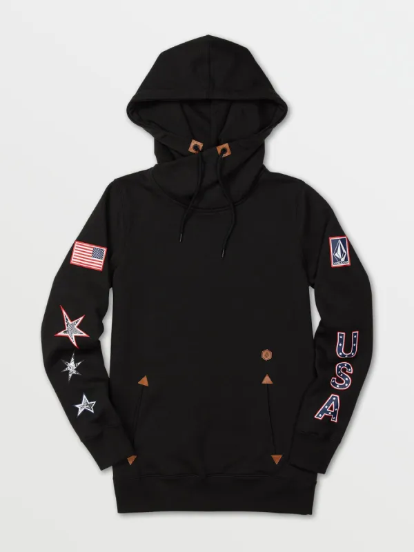 USST Tower Pullover Fleece - Black (2022) sold by Volcom
