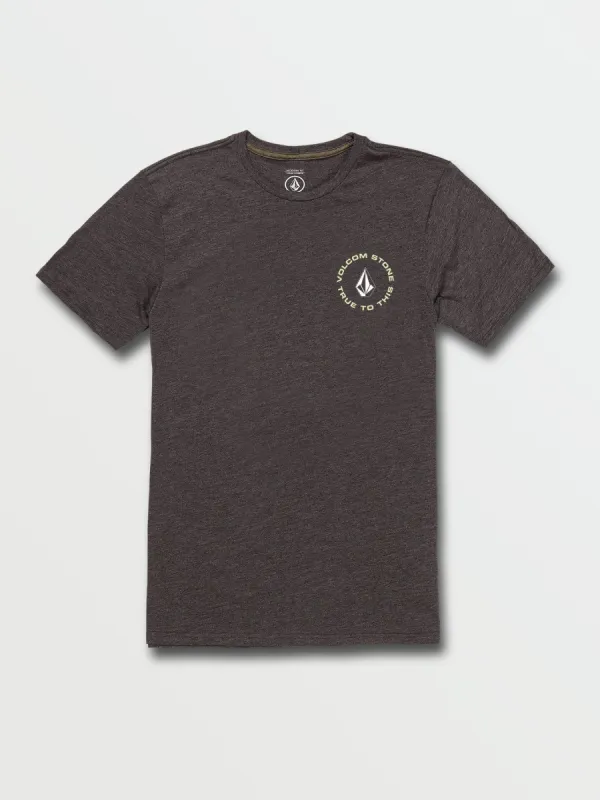 Mangler Heather Short Sleeve Tee - Heather Black sold by Volcom