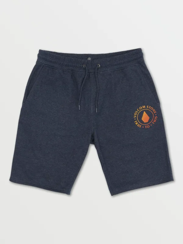 Roundabout Fleece Shorts - Navy Heather sold by Volcom