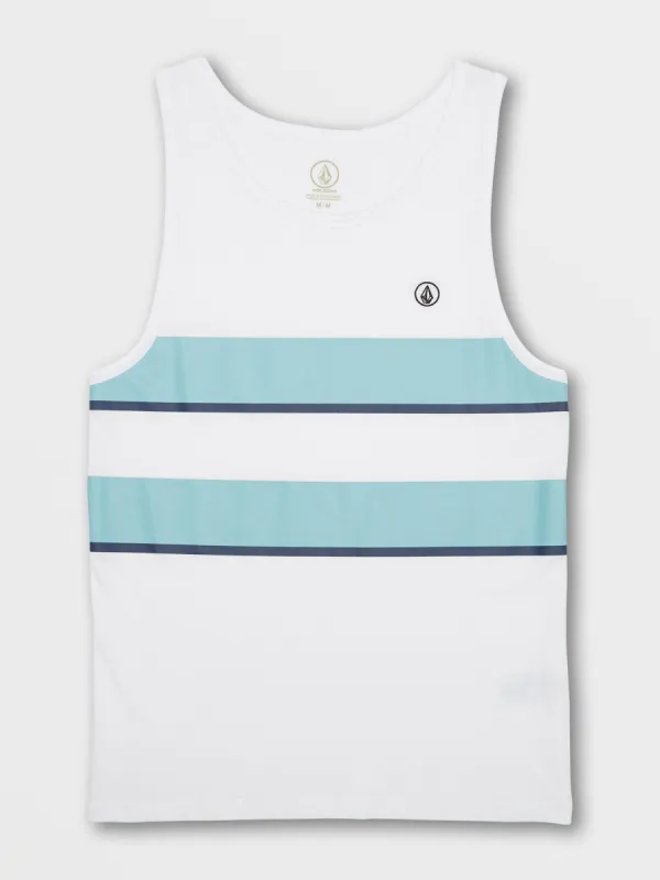 Parables C Stone Tank - White Combo sold by Volcom
