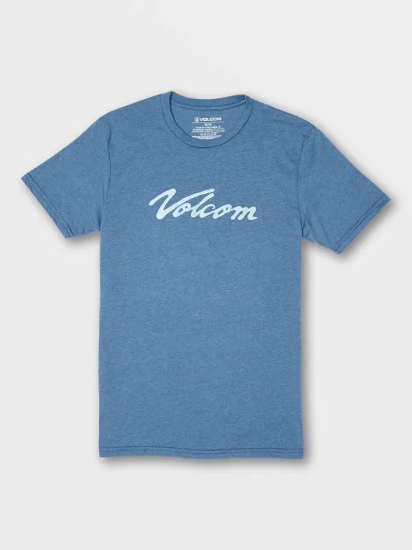 Swifted Short Sleeve Heather Tee - Indigo sold by Volcom