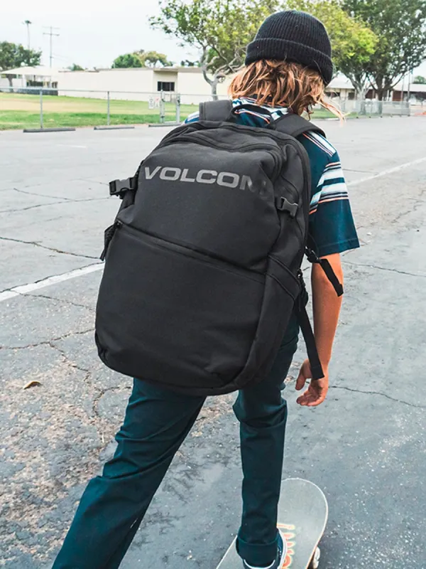Volcom Roamer Backpack - Black on Black sold by Volcom