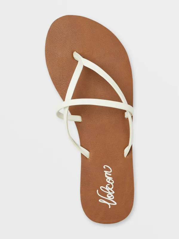 All Day Long Sandal - White made by Volcom