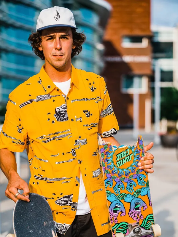 Skate Vitals Short Sleeve Shirt - Sunburst sold by Volcom