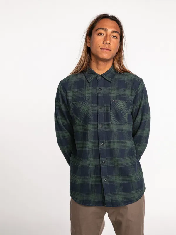 Tone Stone Long Sleeve Shirt - Cedar Green made by Volcom