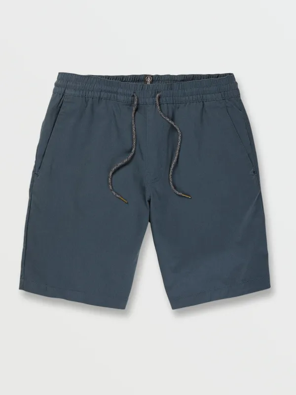 Frickin Elastic Waist Shorts - Marina Blue sold by Volcom