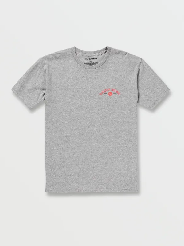 Darcher Short Sleeve Tee - Heather Grey sold by Volcom