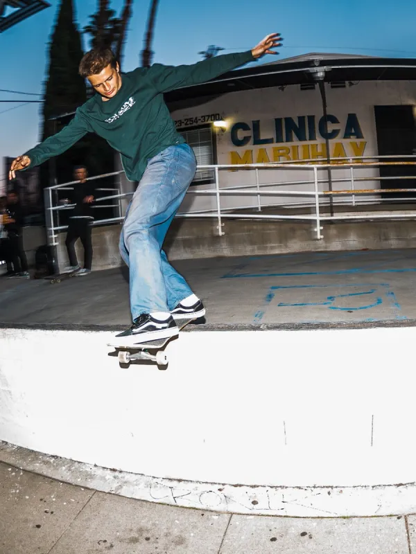 Skate Vitals Long Sleeve Tee - Cedar Green sold by Volcom