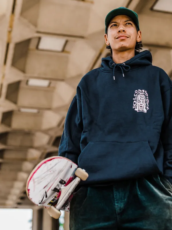Skate Vitals Pullover Hoodie - Navy sold by Volcom
