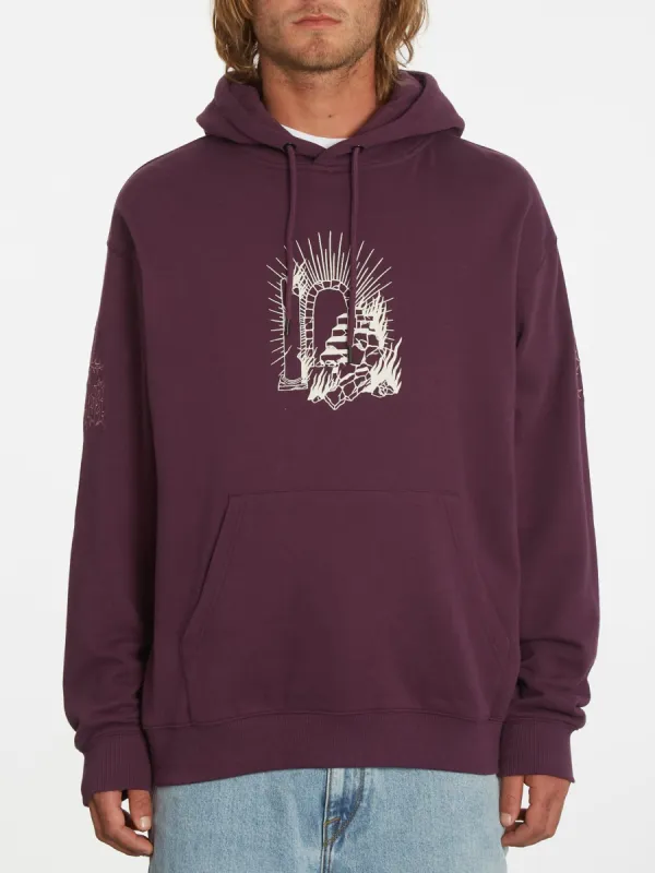 Featured Artist Vaderetro Pullover Hoodie - Mulberry sold by Volcom