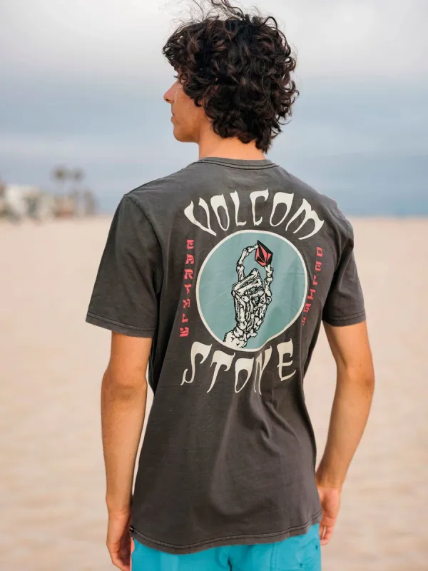 Stoned 2 Da Bone Short Sleeve Tee - Storm Cloud sold by Volcom