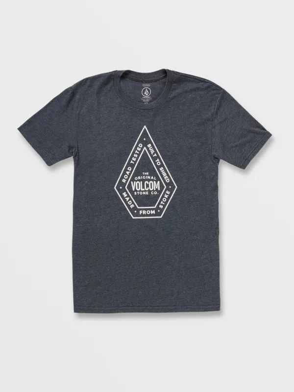 Stone Union Short Sleeve Tee - Navy Heather sold by Volcom