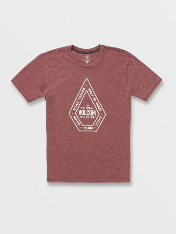 Stone Union Short Sleeve Tee - Port Heather sold by Volcom