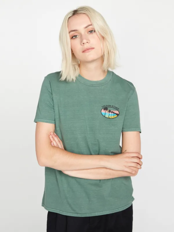 Lock It Up Short Sleeve Tee - Dark Pine sold by Volcom