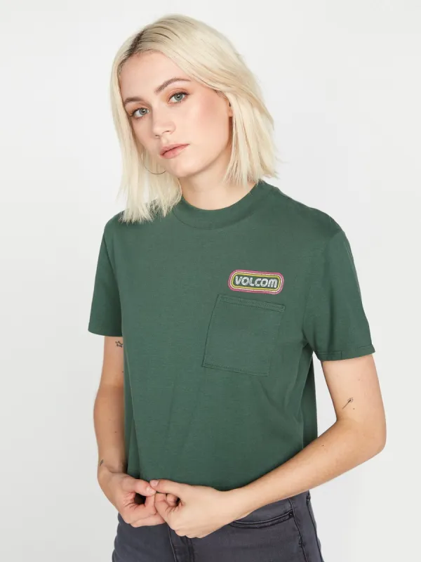 Pocket Dial Short Sleeve Tee - Dark Pine sold by Volcom