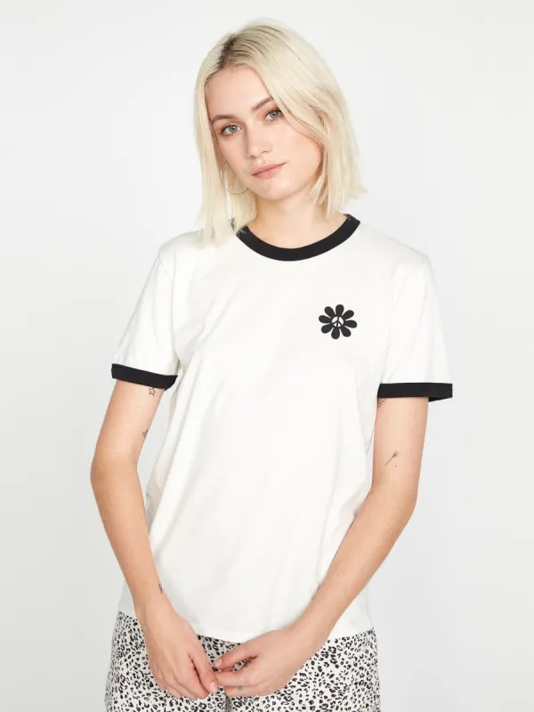 Truly Ringer Short Sleeve Tee - Star White sold by Volcom