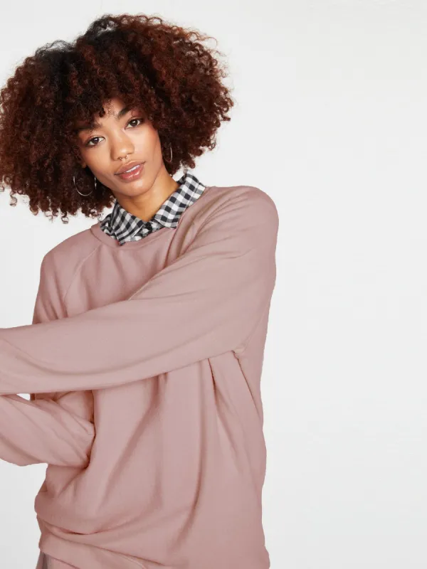 Lived In Lounge Fleece Sweatshirt - Raisin sold by Volcom