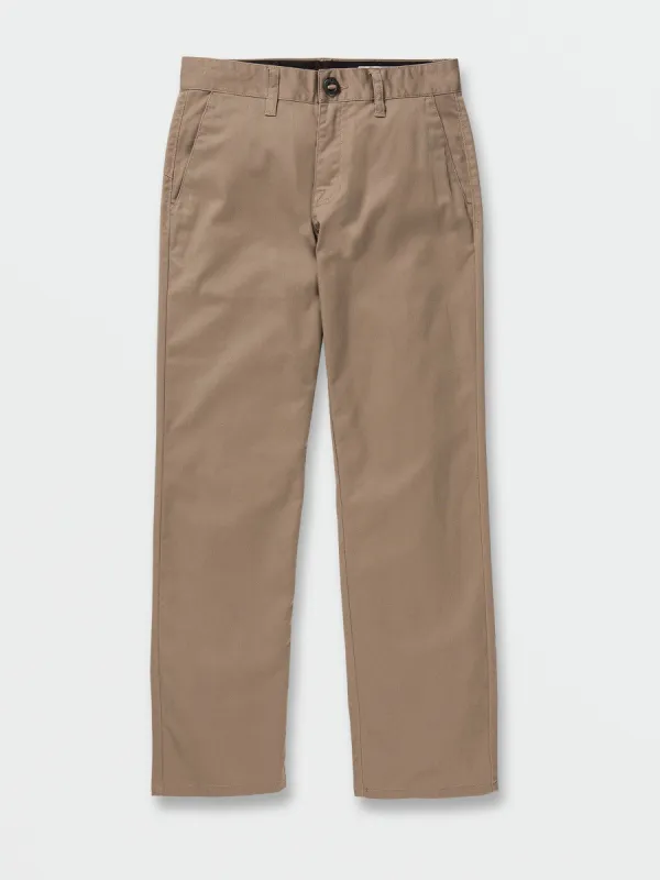 Big Boys Frickin Regular Stretch Pants - Khaki sold by Volcom