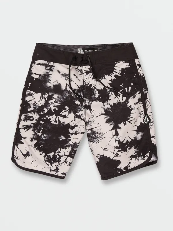 Big Boys Platter Scallop Mod-Tech Trunks - Black sold by Volcom