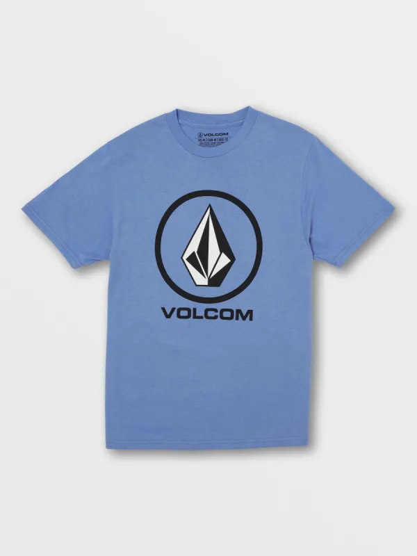 Big Boys Crisp Stone Short Sleeve Tee - Marina Blue sold by Volcom