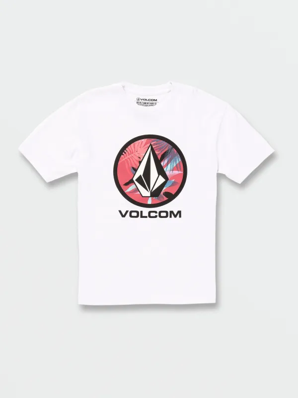 Big Boys Crisp Stone Short Sleeve Tee - White sold by Volcom