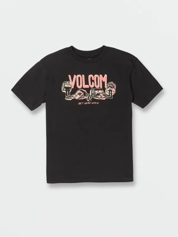 Big Boys Sieben Wuz Here Short Sleeve Tee - Black made by Volcom