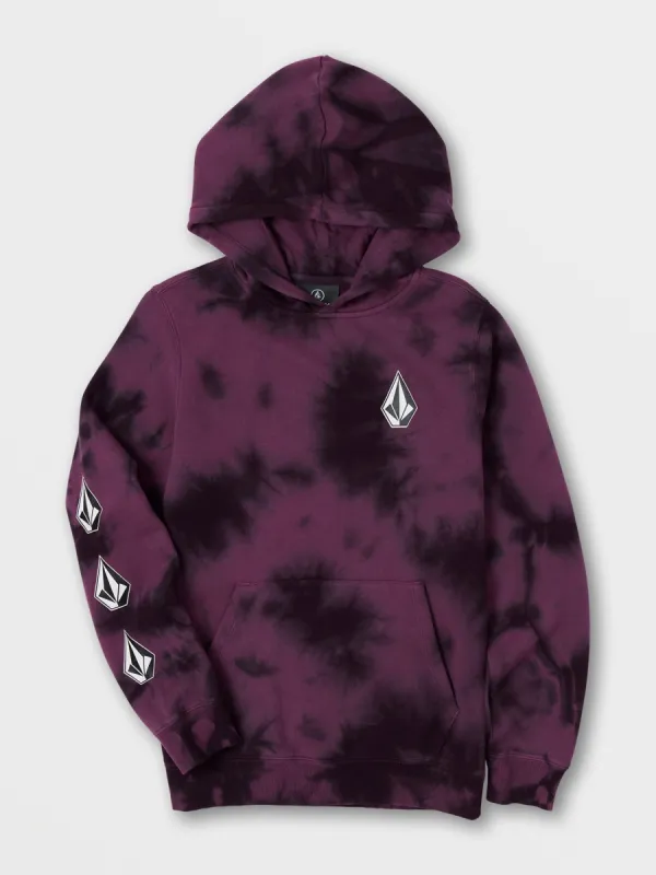 Big Boys Iconic Stone Plus Pullover Hoodie - Mulberry sold by Volcom