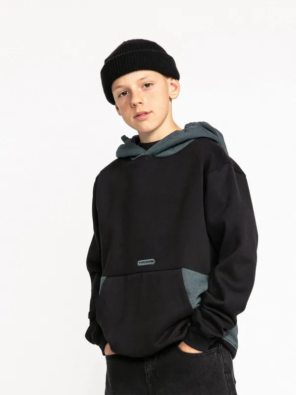 Big Boys Forzee Pullover Hoodie - Black sold by Volcom