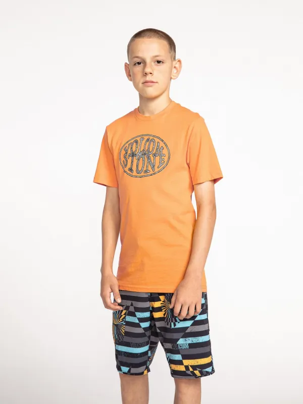 Big Boys Committer Short Sleeve Tee - Sunburst sold by Volcom