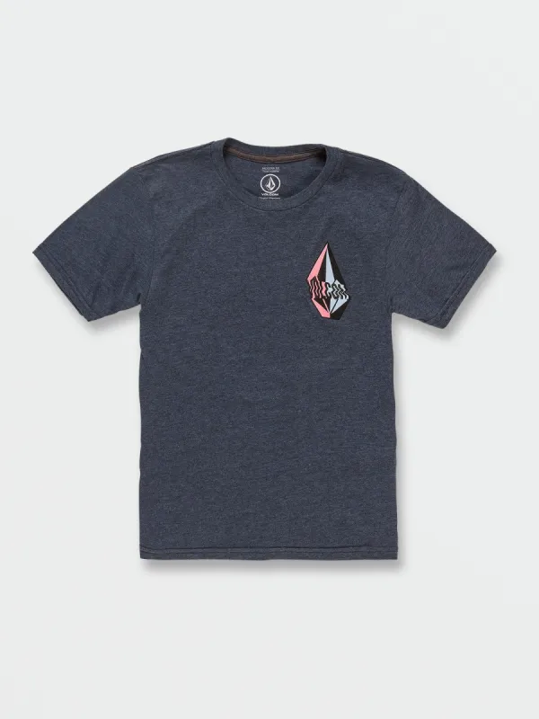 Big Boys Stoneyfill Short Sleeve Tee - Navy Heather sold by Volcom