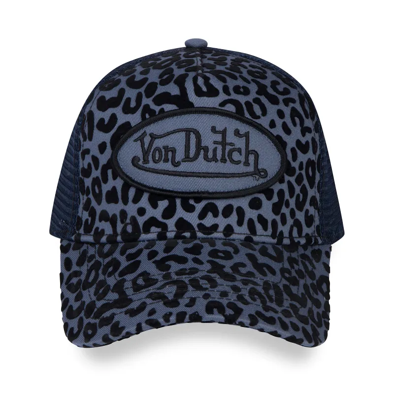 【Von Dutch】ピンクレオパード柄キャップTrucker Snapback Hat Hot Pink Cheetah Velvet Trucker Hat – Von Dutch