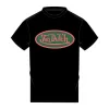 Von Dutch Pink & Green Oval Logo Black SS Tee sold by Von Dutch
