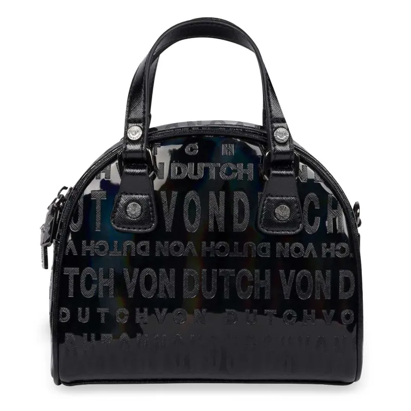 Von Dutch Black 'Onyx' Reflective Bowling Bag sold by Von Dutch