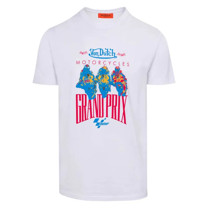 Von Dutch Authentics GP White SS Tee sold by Von Dutch