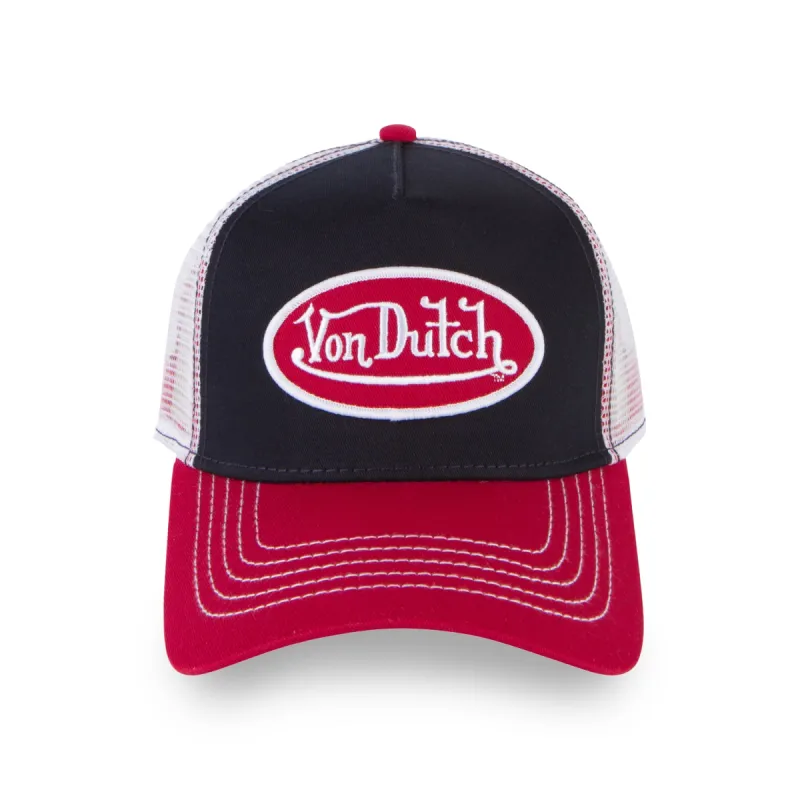 Von Dutch Navy with Red Trucker Hat sold by Von Dutch