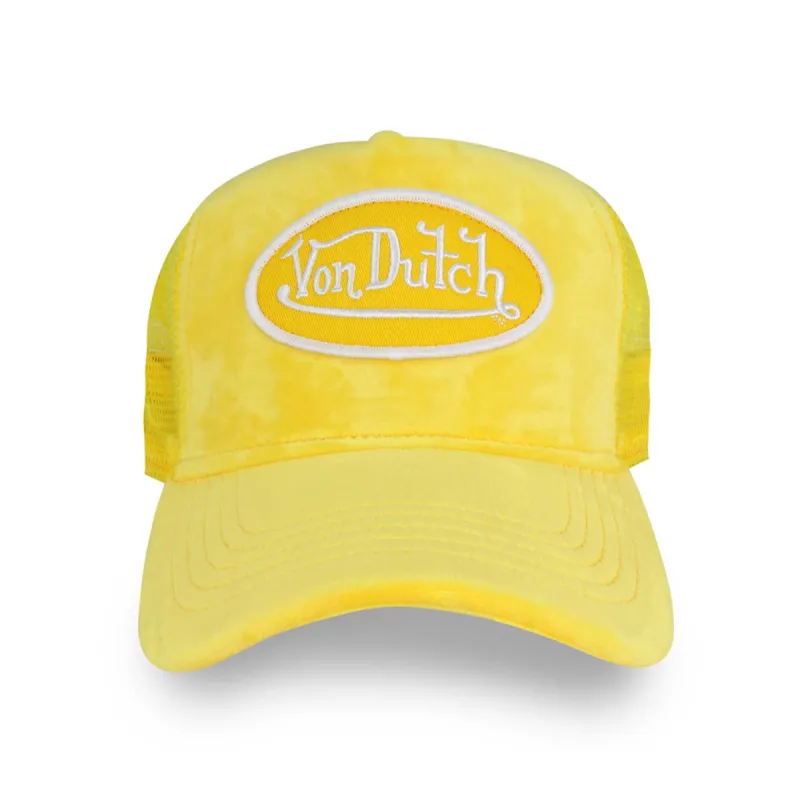 Lemon Velvet Trucker made by Von Dutch