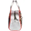 Leopard & Silver Leather Von Dutch Paris Bowling Bag sold by Von Dutch